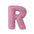 Corduroy Soft Hugging Letter Sofa Pillow