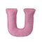 Corduroy Soft Hugging Letter Sofa Pillow