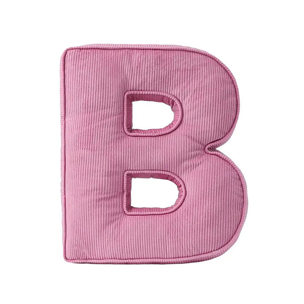 Corduroy Soft Hugging Letter Sofa Pillow