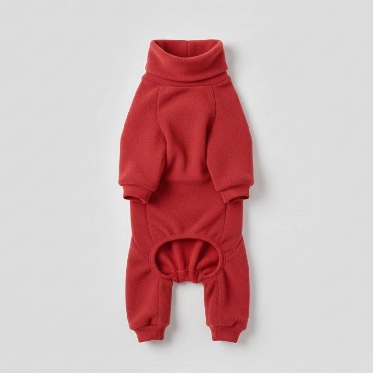 Cozy Fleece Dog Pajamas - Perfect Sleepwear for Large Dogs