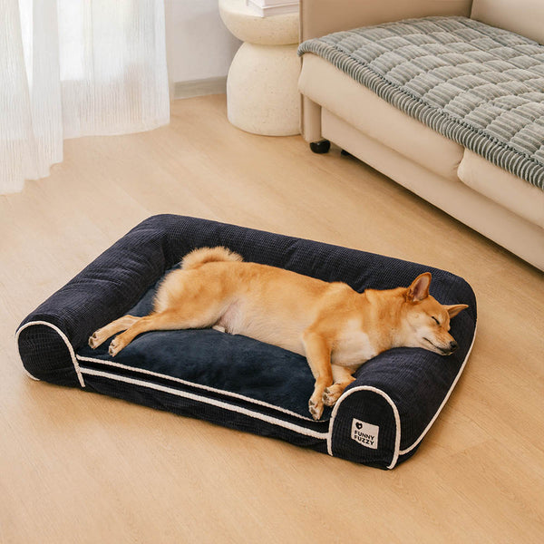 Cama de perro ortopédico de doble capa de lujo