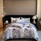 Elegant Floral Skin-friendly Brushed Cotton Bed Sheet Set