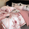 Elegant Floral Skin-friendly Brushed Cotton Bed Sheet Set