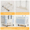 Double-Layer Spacious Multi-Cat Travel Rolling Pet Carrier Bag with Wheels