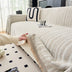 Elegante Herringbone Chenille Textured Throw Couch Tapa