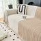 Elegante Herringbone Chenille Textured Throw Couch Tapa