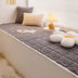 Cubierta de sofá de cama de algodón de algodón con textura elegante