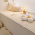 Cubierta de sofá de cama de algodón de algodón con textura elegante