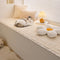 Cubierta de sofá de cama de algodón de algodón con textura elegante