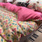 Floral Print Breathable Cotton Summer Bed Sheet Set