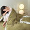 Juego de cama de alquiler de leche tallada de lujo