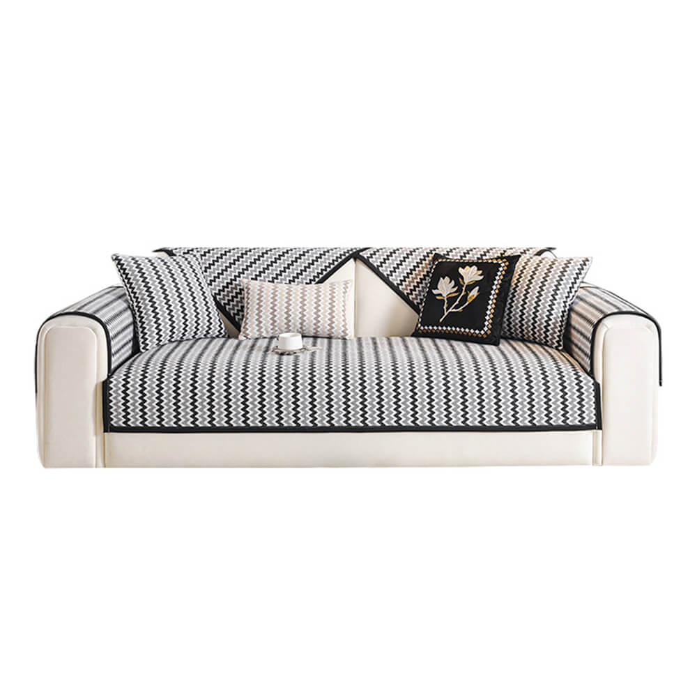 Non-Slip Wave Pattern Scratch and Wear Resistant Couch Cover