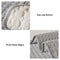 Round Quilted Suede Moisture-Absorbent Breathable Non-Slip Couch Cover