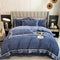 Velvet tierno y esponjoso juego de cama de lujo suave y cálido