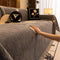 Modern Planet Cup Style Cat-Friendly Chenille Throw Couch Cover