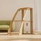 Solid Wood Cat Scratching Post with Space Capsule and Climbing Net