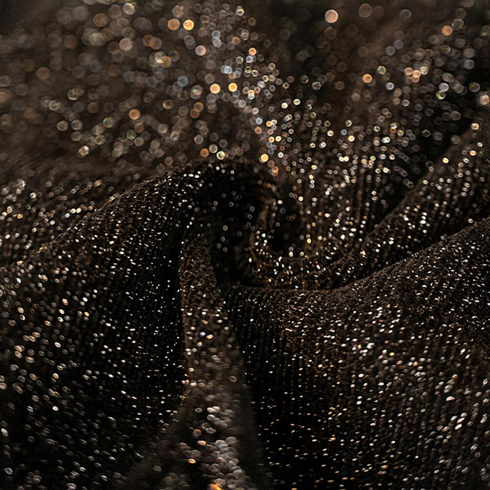 Chenille Starry Glitter Design with Fringe Trim Throw Couch Cover