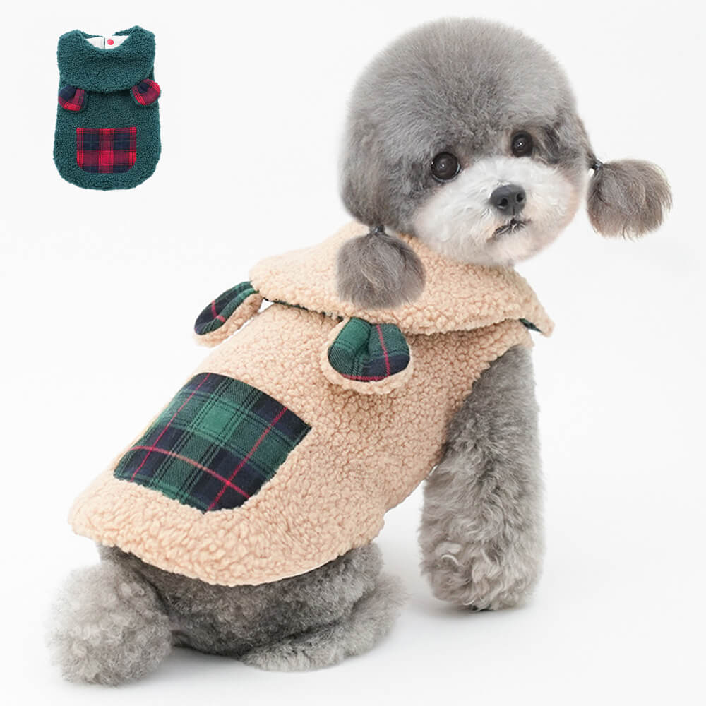 Chaleco para perros Sherpa Sherpa - acogedor, lindo y perfecto para el invierno