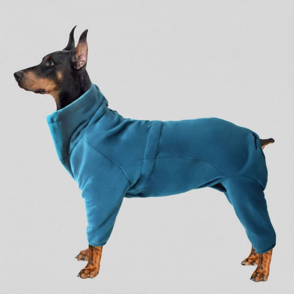 Costume en polaire pour chien – Chaleur confortable et complète pour tout le corps par temps froid