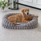 Fluffy Thickened Warm Oval Calming Comfort Dog Sofa Bed