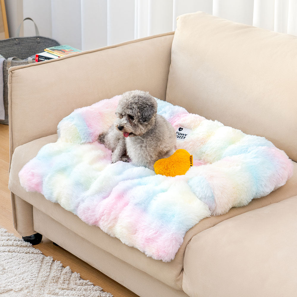 Fofo Fuzzy Calmante Cachorro Cama Sofá Protetor Tapete Para Animais De Estimação