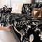 Chenille Floral Art with Tassel Edge Non-Slip Throw Couch Cover