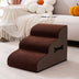 Adjustable Non-Slip Washable Soft Dog Stairs with Gentle Ramp