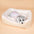 All-Season Cozy Washable Floral Cotton Dog & Cat Bed