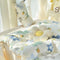 Breathable Cotton Double-Sided Colorful Bed Sheet Set