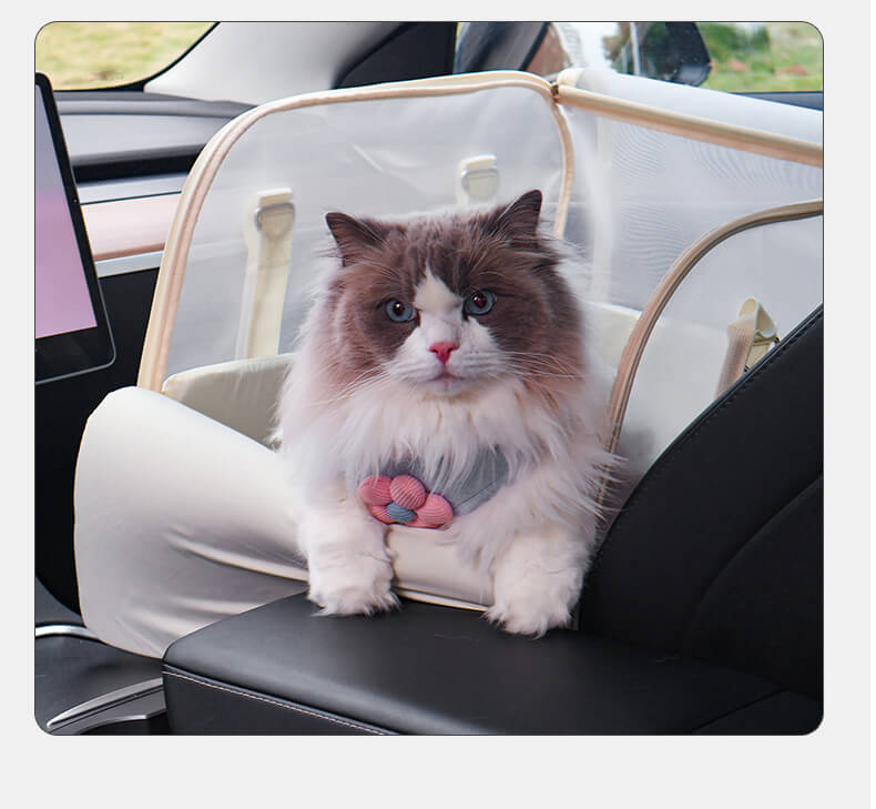 Breathable Multifunctional Large Space Travel Safety Dog Car Seat Bed for Small Dogs