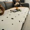 Chenile Fabric Sofa Protector Wavy Edge Non-Slip Couch Cover
