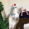 Oreiller de canapé multifonctionnel pour décoration d'arbre de noël, grand nœud papillon, pour la maison