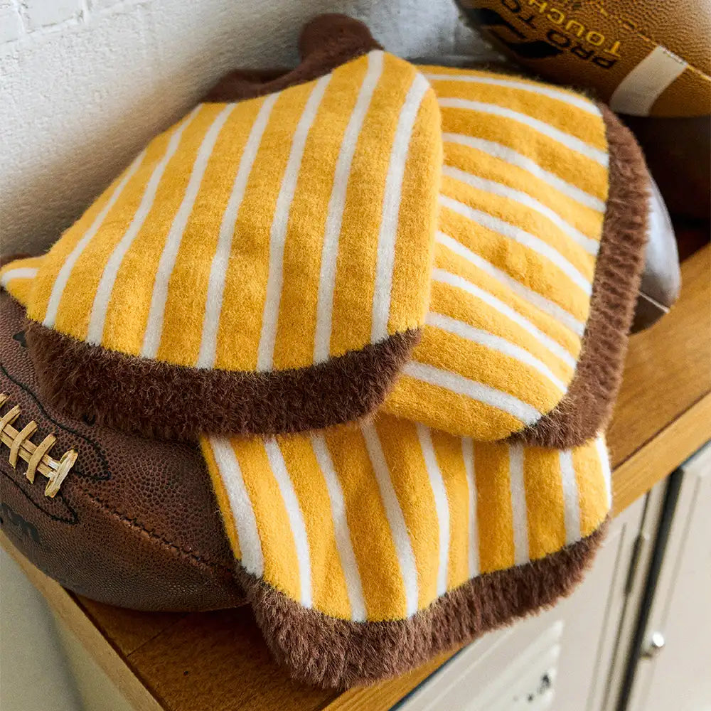 Color Blocked Striped Dachshund Polo Collar Dog Sweater