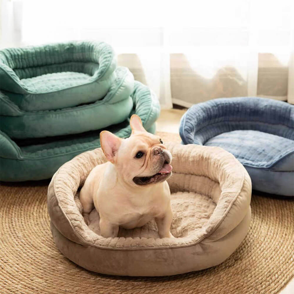 Lenforidad de comodidad redonda de soporte de apoyo para perros y gatos