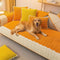 Chenille Art Corrugated Breatable No-Slip Couch Cover Coach