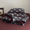 Cute Puppy Jacquard Knit Cotton Duvet Cover Bed Sheet Set