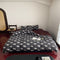 Cute Puppy Jacquard Knit Cotton Duvet Cover Bed Sheet Set