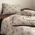 Cute Puppy Jacquard Knit Cotton Duvet Cover Bed Sheet Set