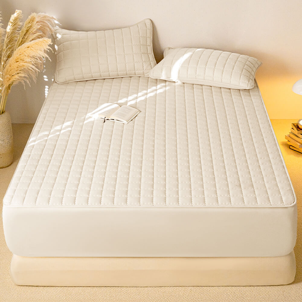 Cubierta de colchón de lámina ajustada impermeable y antibacteriano impermeable cuadrado