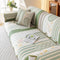 Floral Chic Sofa Decoration Protection Wave Edge Non-Slip Couch Cover