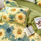 Velvet de leche con estampado floral y sherpa juego de sábanas de doble cara