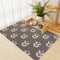Geometric Waterproof Non-Slip Large Size Pet Feeding Mat
