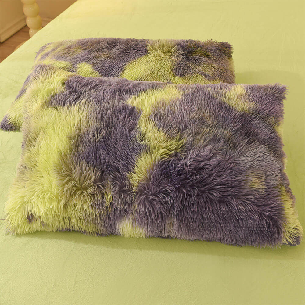Moda de gradiente Long Fehip Set de cama tibia