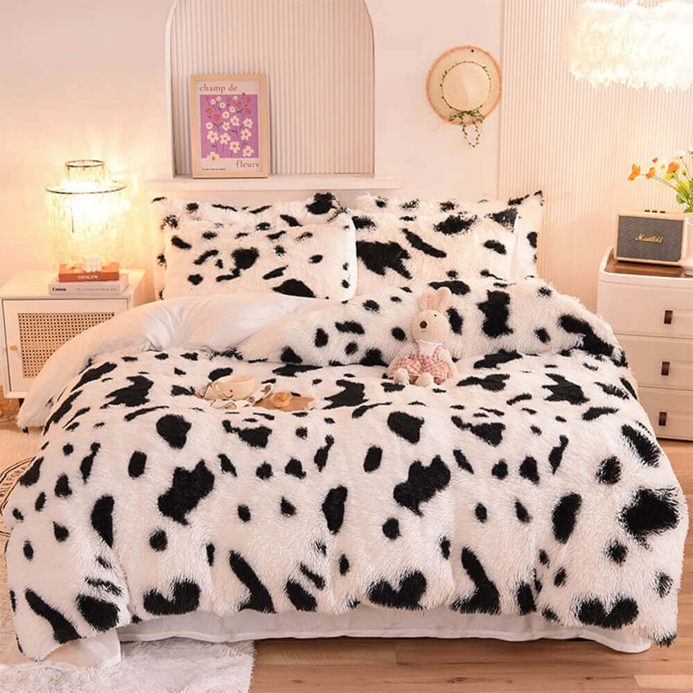 Moda de gradiente Long Fehip Set de cama tibia