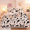 Moda de gradiente Long Fehip Set de cama tibia