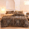 Moda de gradiente Long Fehip Set de cama tibia
