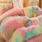 Moda de gradiente Long Fehip Set de cama tibia