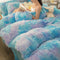 Moda de gradiente Long Fehip Set de cama tibia