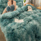 Moda de gradiente Long Fehip Set de cama tibia