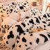Moda de gradiente Long Fehip Set de cama tibia